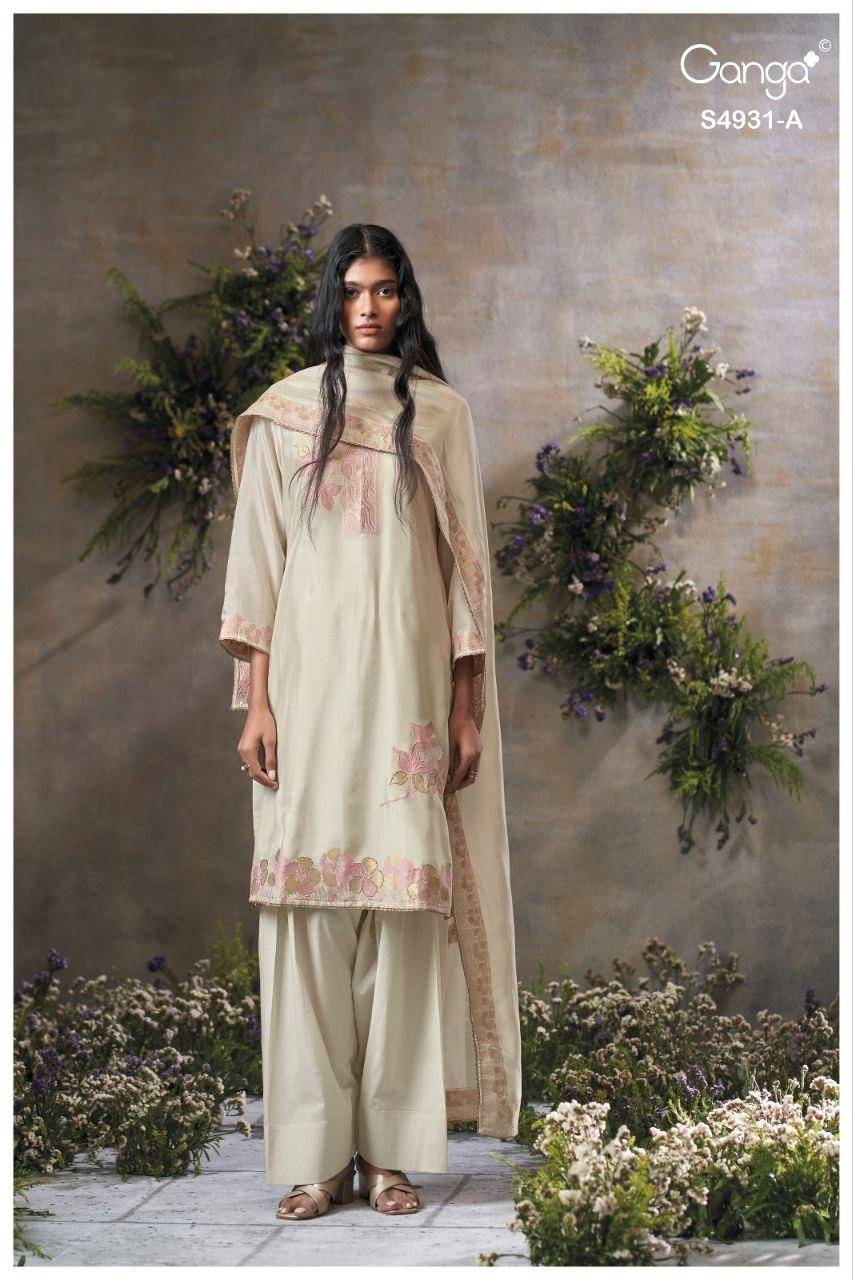 KRITVYA 4931 By Ganga Fashion Stylish Beautiful Colourful Viscose Dresses At Wholesale Price